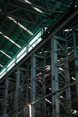 Fototapeta premium Old industrial shed