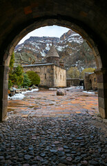The monastery of Geghard, UNESCO - Armenian medieval architecture, the Azat Valley