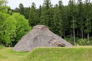 日本の遺跡の竪穴住居