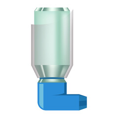 Obraz premium World Asthma Day. Realistic inhaler with balloon. Vector illustration