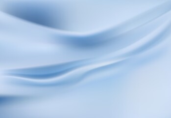 Blue light silk background with some soft folds