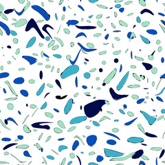 seamless pattern abstraction. blue. drops. blots. background. print for fabric, wrapping paper. modern simple design. vector eps 10