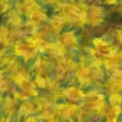 Seamless faux digital painted floral pattern print. High quality illustration. Procedural painting with realistic brush strokes in impressionistic style. Abstract art for surface design and print.