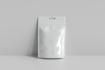 Foil Product Packaging 3D Rendering