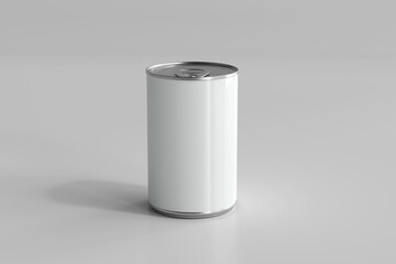 Isolated Food Can 3D Rendering