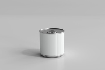 Isolated Food Can 3D Rendering