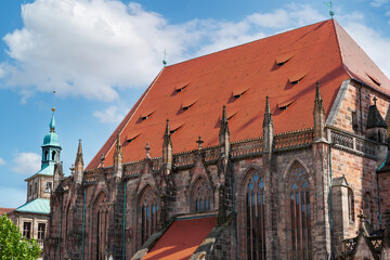 St. Sebaldus-Kirche ist eine mittelalterliche Kirche in Nürnberg, Deutschland © Sergey