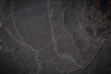Dark grey and black slate background or texture