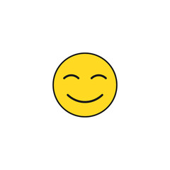 Smile icon for web and mobile