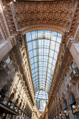 The Galleria Vittorio Emanuele II is Italy's oldest active shopping mall.