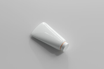 Isolated Cosmetic Tube 3D Rendering