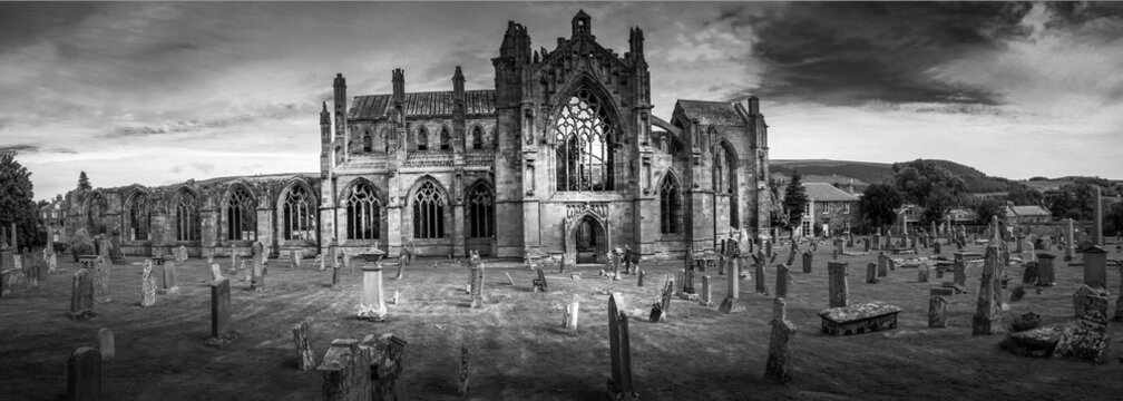 Melrose  Abbaye Ecosse
