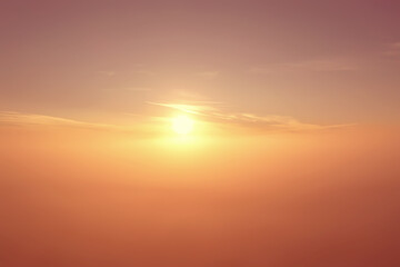 sunset sky gradient abstract sun light nature background