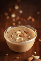 Close up of a famous Bengali dessert 