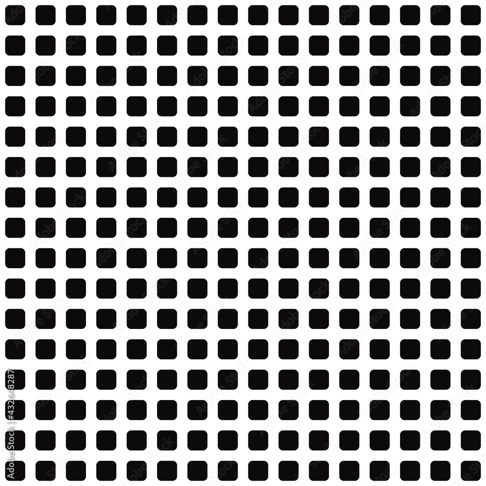 Poster 16x16 black squares pattern. vector mesh 16x16.
