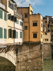 Fototapeta na wymiar Detail of the old bridge - Florence - Itay
