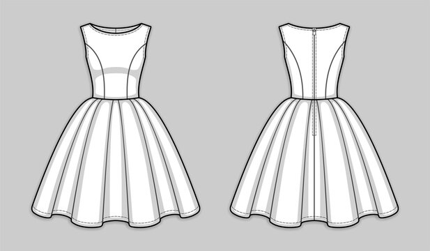 X line shop silhouette dress
