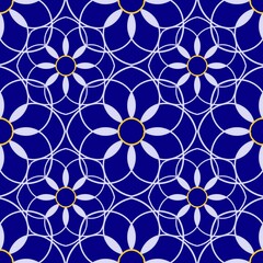 Seamless pattern with flower design 