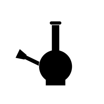 Bong  icon. filled flat sign for mobile concept and web design