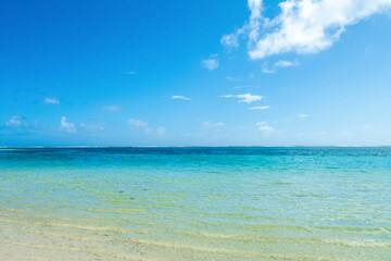 Obraz premium Belle Mare coast, Mauritius Island