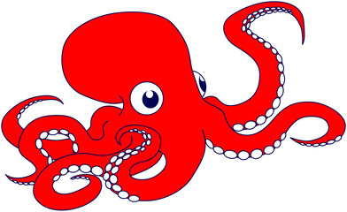 蛸のイラスト
