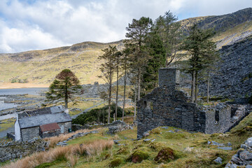 Cwmorthin Slate Quarry at Blaenau Ffestiniog