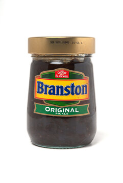 Jar of Branston Original Pickle made by Crosse and Blackwell