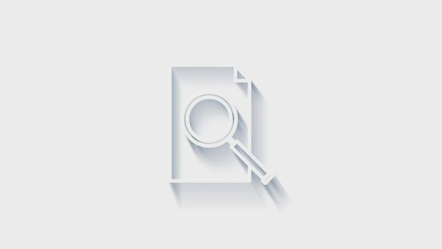 Office icon. Web 3D shadow icon set. Office, great design for any purposes. Motion graphics.