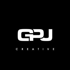 GPJ Letter Initial Logo Design Template Vector Illustration