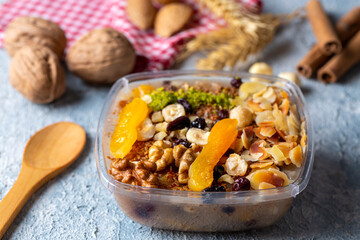 Traditional delicious Turkish dessert; Ashura (Asure)