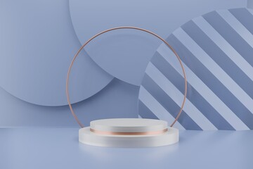 Premium minimal podium studio background for product display. Abstract Background Scene 3d Render for product advertise.