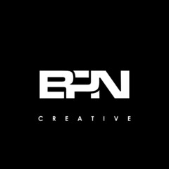 BPN Letter Initial Logo Design Template Vector Illustration
