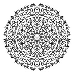 Creative luxury of mandala