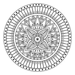 Creative luxury of mandala