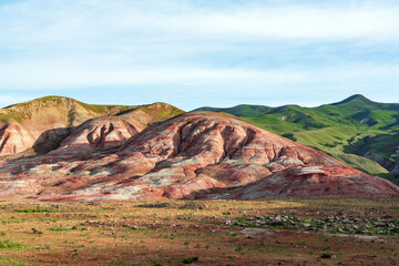 Multi colored natural mountains patterns