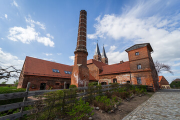 Jerichow Monastery located near the shores of the Elbe River, in the state of Saxony-Anhalt of...