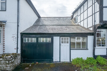 old house in a village in herefordshire