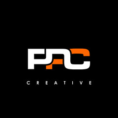 PPC Letter Initial Logo Design Template Vector Illustration