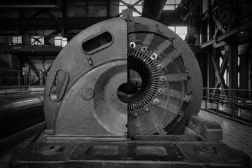 Engine of an old Power Plant