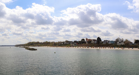 Lots of boats at the Marina in Schilksee close to Kiel in Germany. Schilksee olympic sailing sport