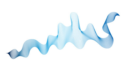 Abstract backdrop with wave gradient lines
