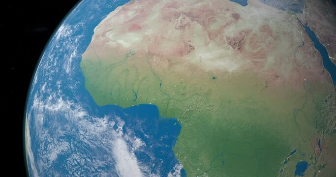 Senegal River in planet earth