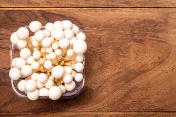 Shimeji edible mushrooms native to East Asia, buna-shimeji is widely cultivated and rich in umami tasting compounds