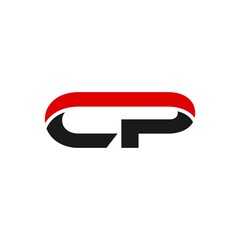 CP initial Creative connected elegant. letter logo design template