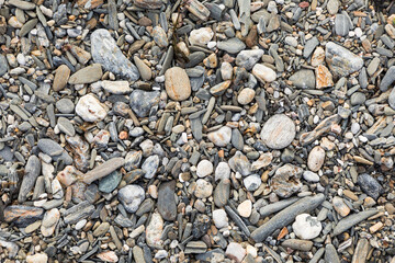 background of stones at the beach