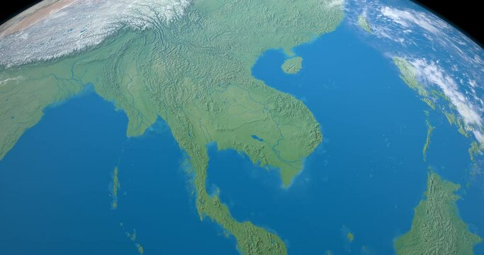 Mekong River in planet earth