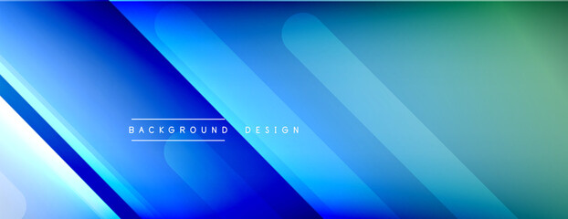 Dynamic lines abstract background. 3D shadow effects and fluid gradients. Modern overlapping forms