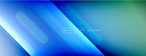 Dynamic lines abstract background. 3D shadow effects and fluid gradients. Modern overlapping forms