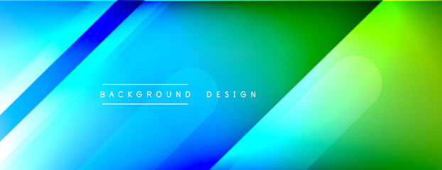 Dynamic lines abstract background. 3D shadow effects and fluid gradients. Modern overlapping forms