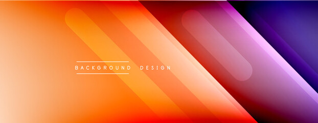 Dynamic lines abstract background. 3D shadow effects and fluid gradients. Modern overlapping forms